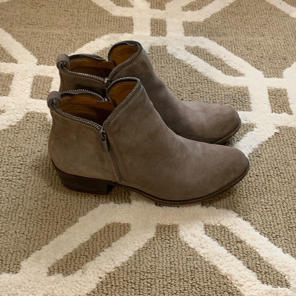 Lucky Brand Suede Bartalino booties